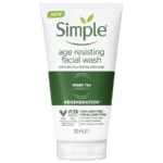 ژل شستشو ضد پیری چای سبز Age Resisting سیمپل 150 میل