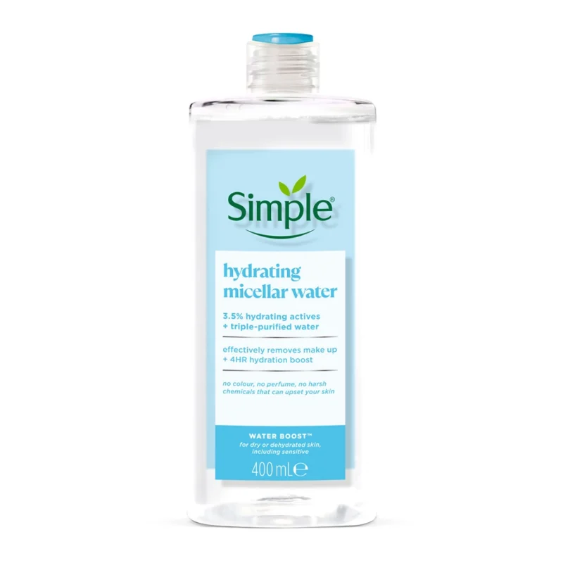 میسلار واتر هیدراتینگ آبرسان سیمپل | Simple Hydrating Micellar Water با حجم 400ml - Image 1